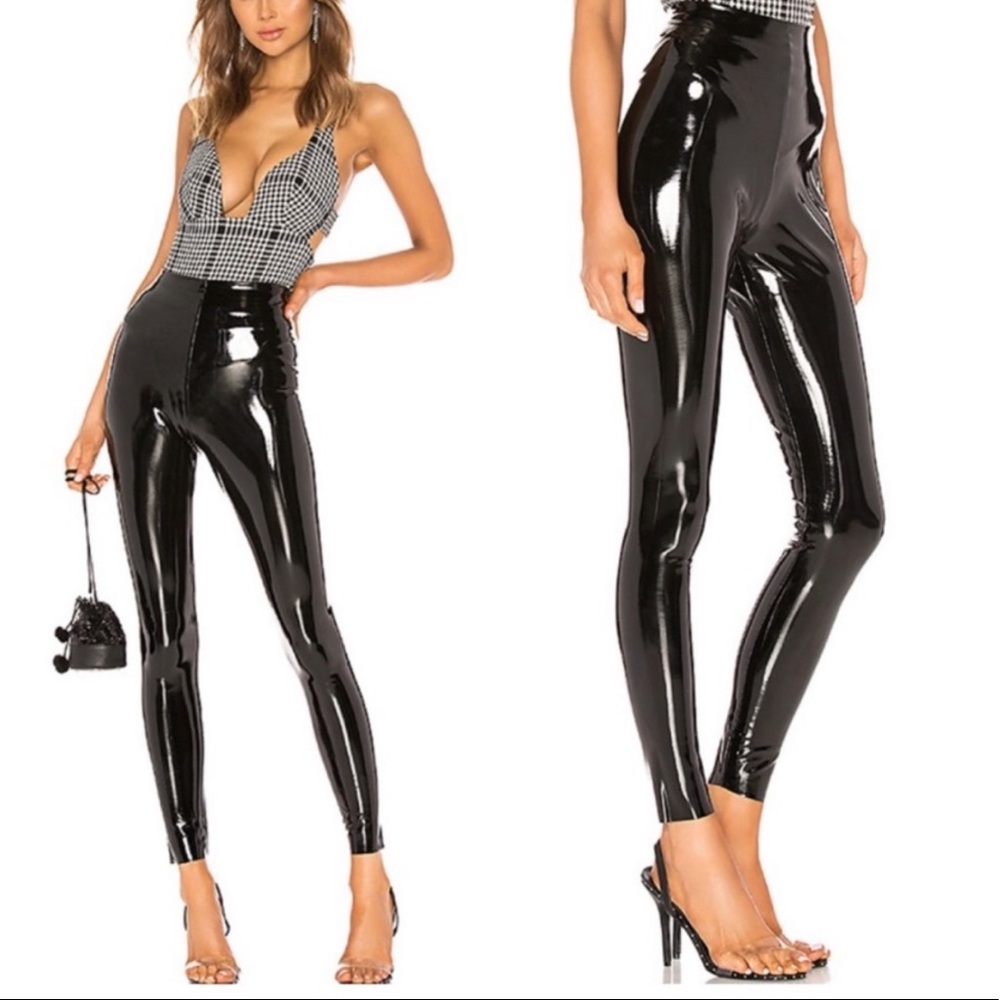 Commando Vinyl/Patent Leather Leggings SZ S NWOT